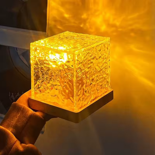Upsunnie Cube Crystal Table Lamp